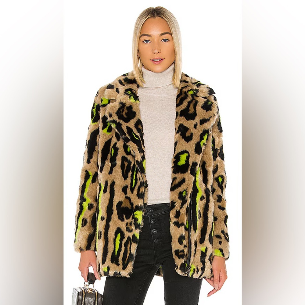 Apparis Neon Leopard Jacket